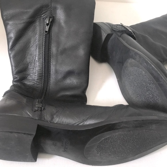 ZARA- ladies Leather over the knee rider boots - Picture 4 of 5